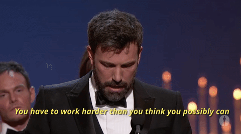 work harder