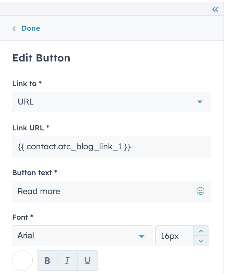 How to Embed URL Properties into Text Properties and CTAs in HubSpot